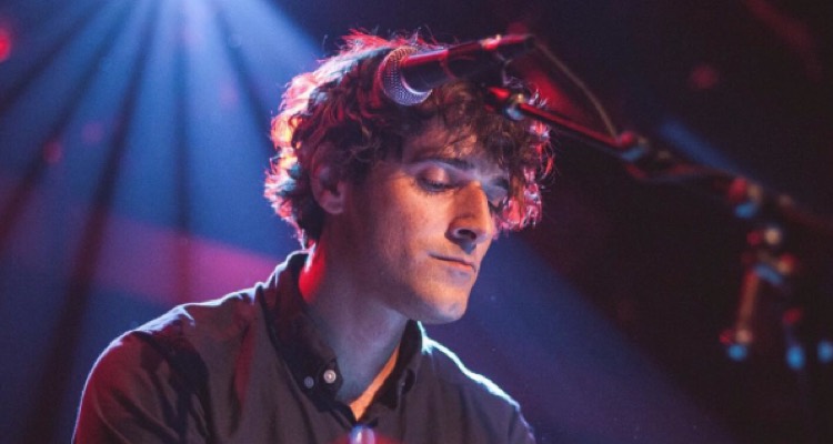 Man singing at Bowery Ballroom