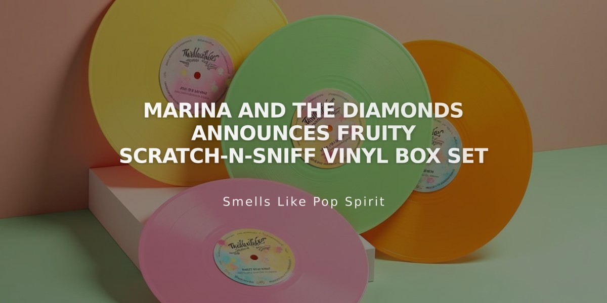 Marina and the Diamonds Announces Fruity Scratch-N-Sniff Vinyl Box Set