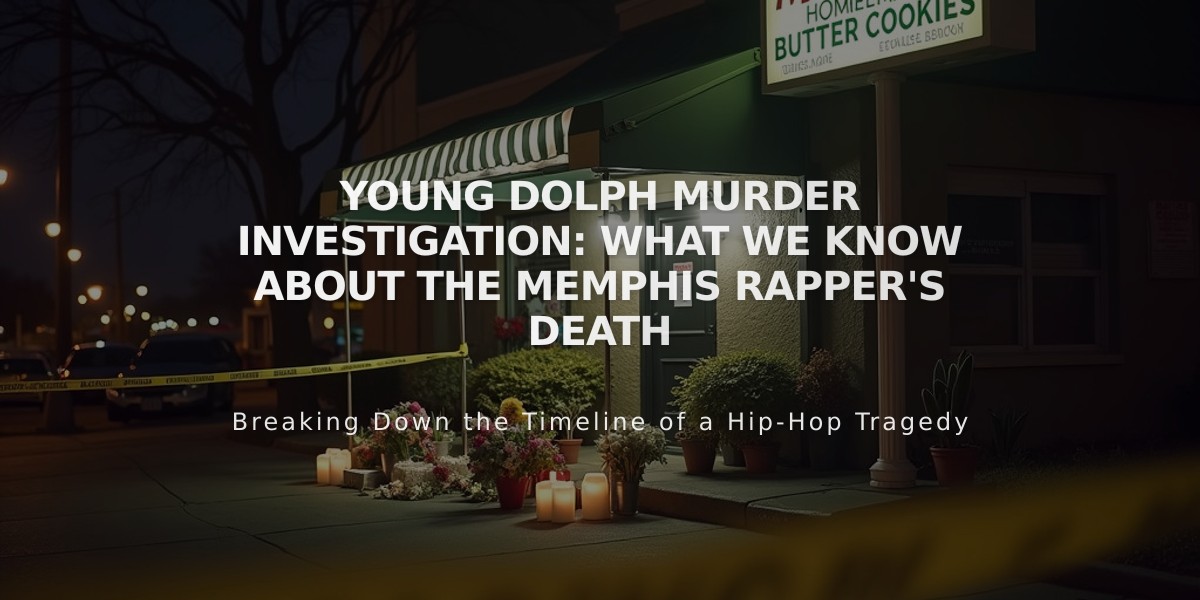 Young Dolph Murder Investigation: What We Know About the Memphis Rapper's Death