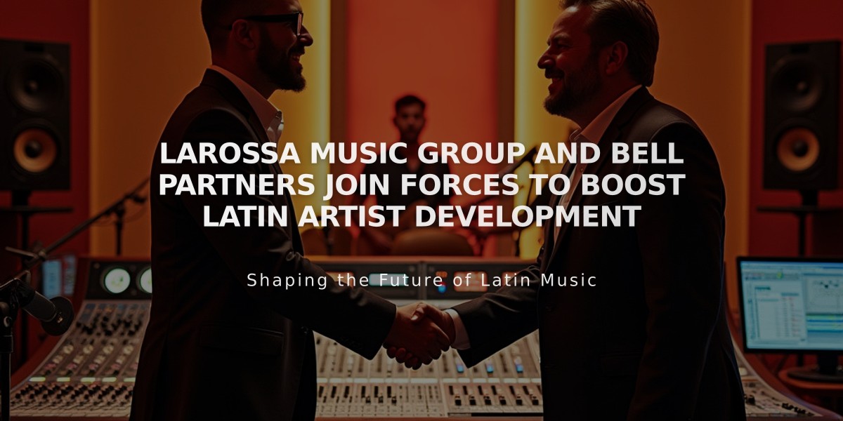 Larossa Music Group and Bell Partners Join Forces to Boost Latin Artist Development