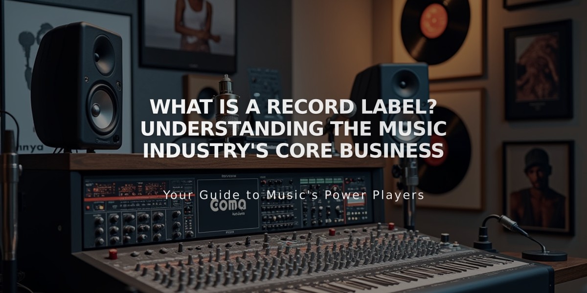 What Is a Record Label? Understanding the Music Industry's Core Business