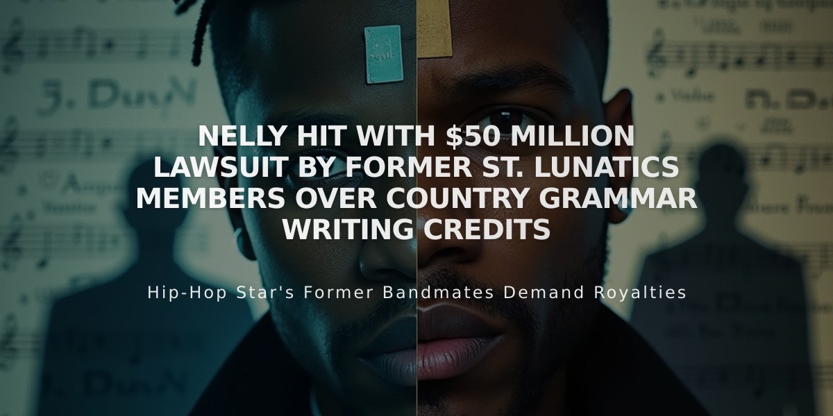 Nelly Hit With $50 Million Lawsuit by Former St. Lunatics Members Over Country Grammar Writing Credits