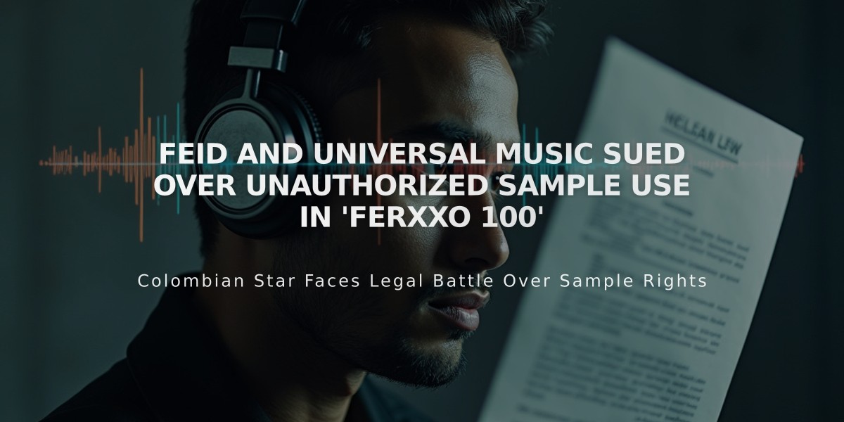 Feid and Universal Music Sued Over Unauthorized Sample Use in 'Ferxxo 100'