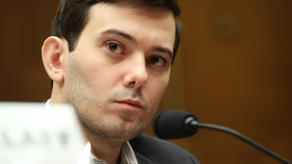 Martin Shkreli in court during trial