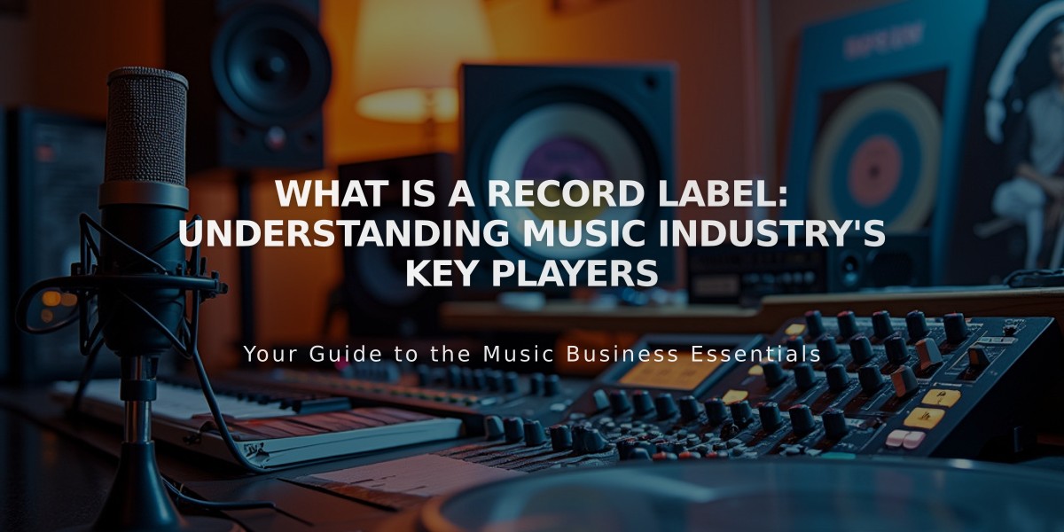 What Is a Record Label: Understanding Music Industry's Key Players