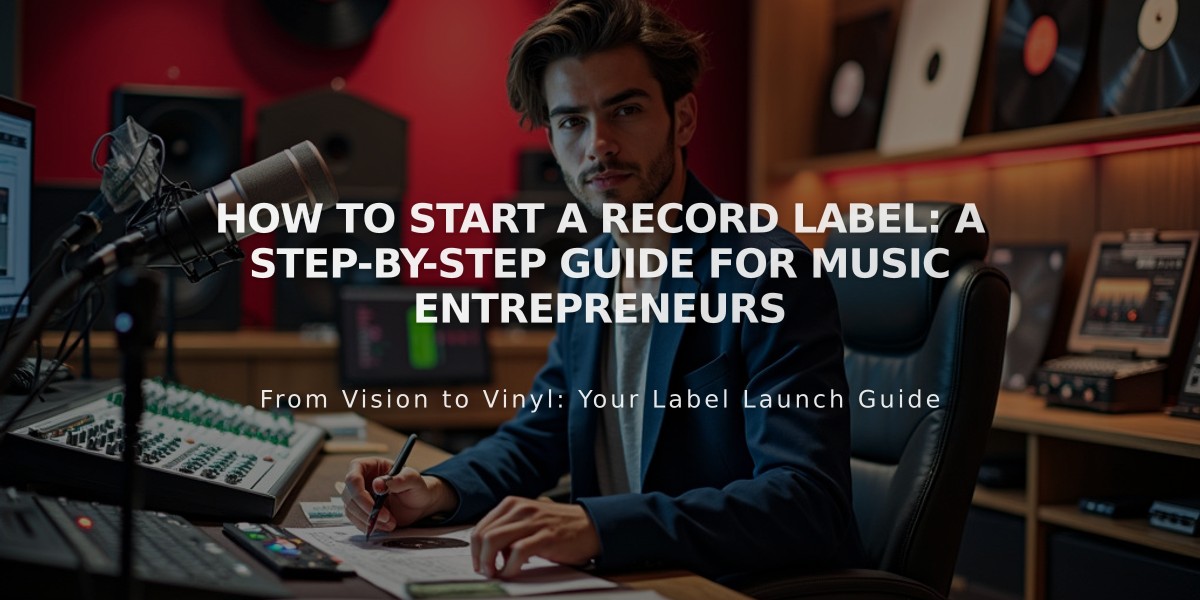 How to Start a Record Label: A Step-by-Step Guide for Music Entrepreneurs