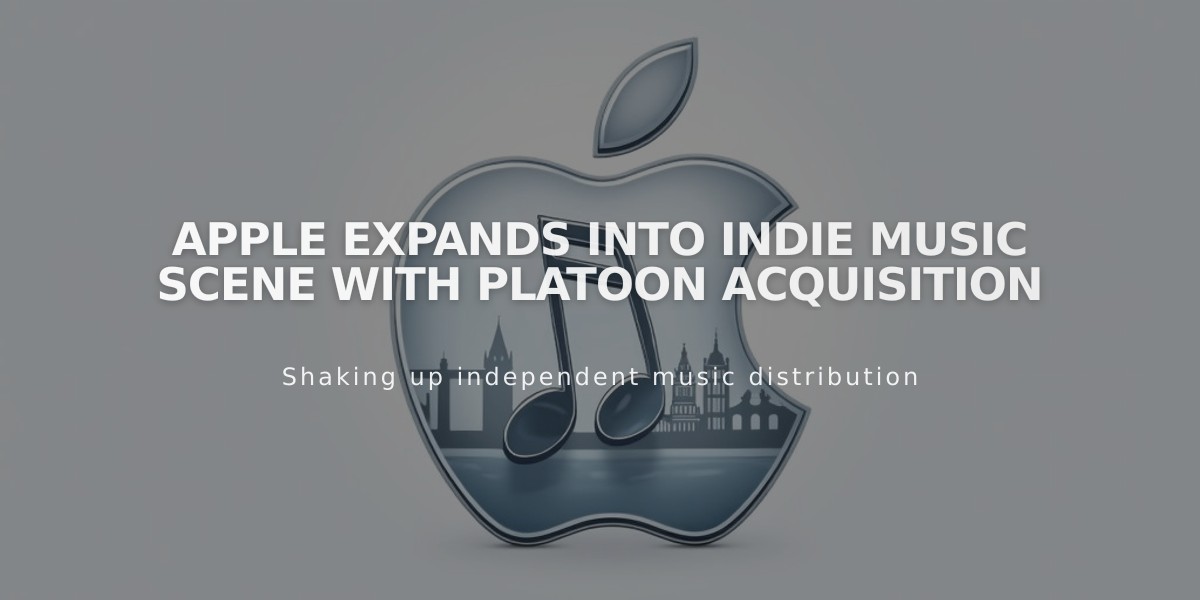 Apple Expands into Indie Music Scene with Platoon Acquisition