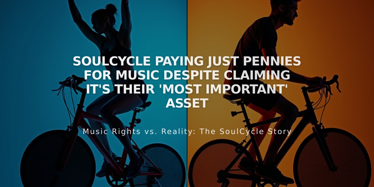 SoulCycle Paying Just Pennies for Music Despite Claiming It's Their 'Most Important' Asset