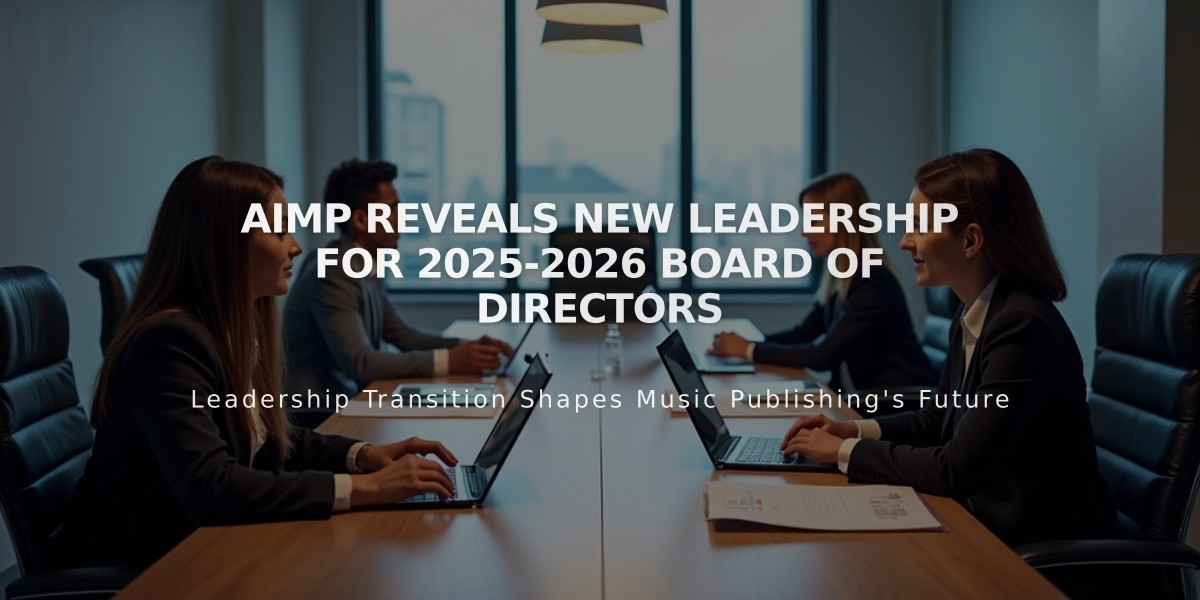 AIMP Reveals New Leadership for 2025-2026 Board of Directors