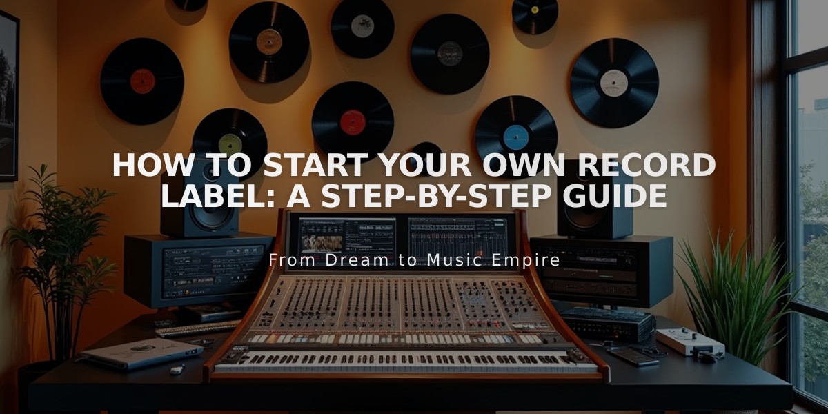 How to Start Your Own Record Label: A Step-by-Step Guide