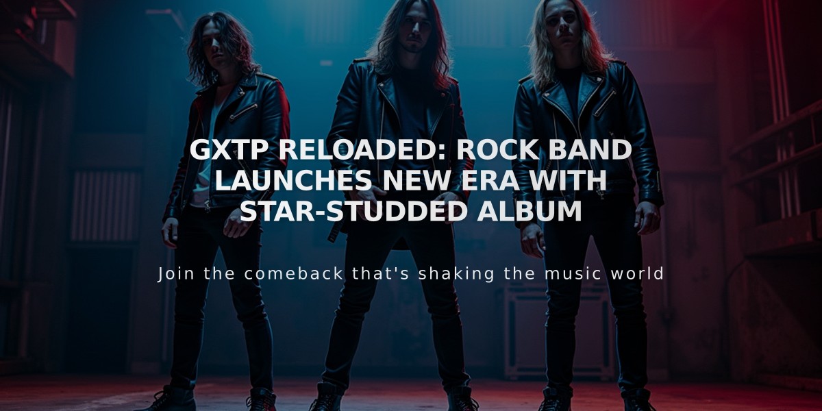 GXTP Reloaded: Rock Band Launches New Era with Star-Studded Album