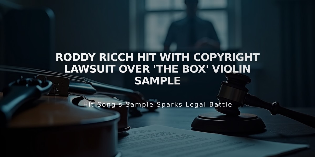 Roddy Ricch Hit With Copyright Lawsuit Over 'The Box' Violin Sample