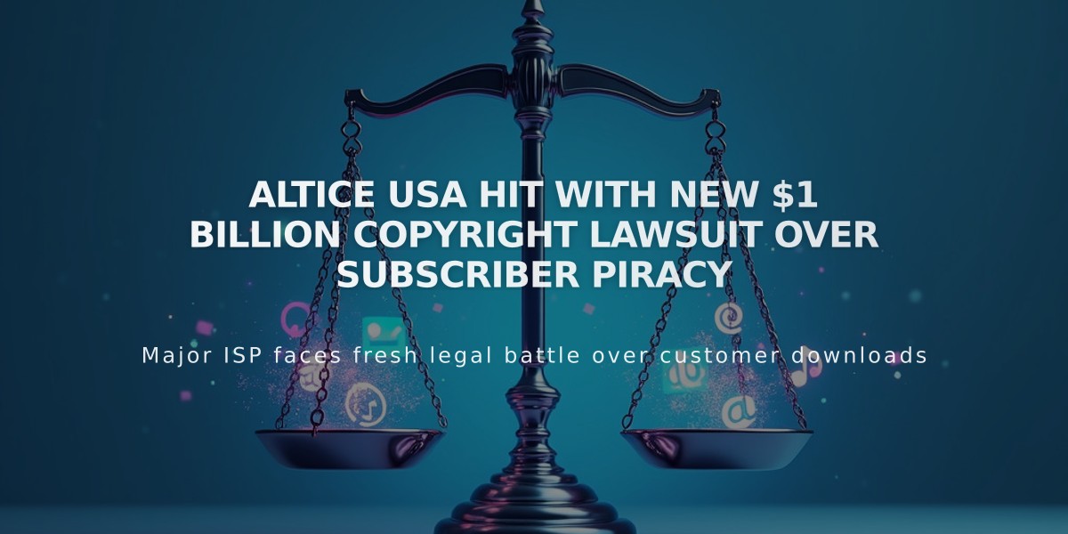 Altice USA Hit With New $1 Billion Copyright Lawsuit Over Subscriber Piracy