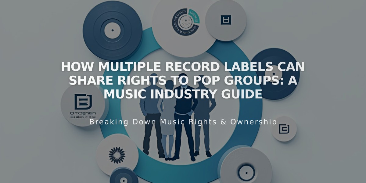 How Multiple Record Labels Can Share Rights to Pop Groups: A Music Industry Guide