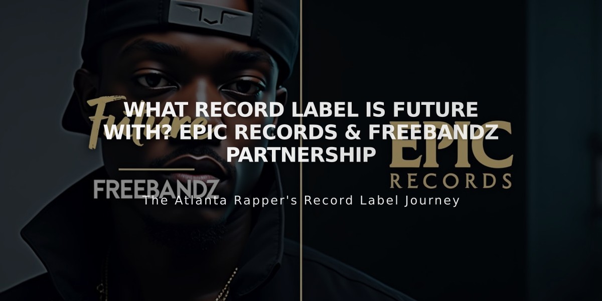 What Record Label Is Future With? Epic Records & Freebandz Partnership