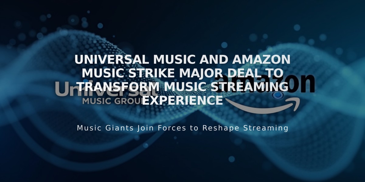 Universal Music and Amazon Music Strike Major Deal to Transform Music Streaming Experience