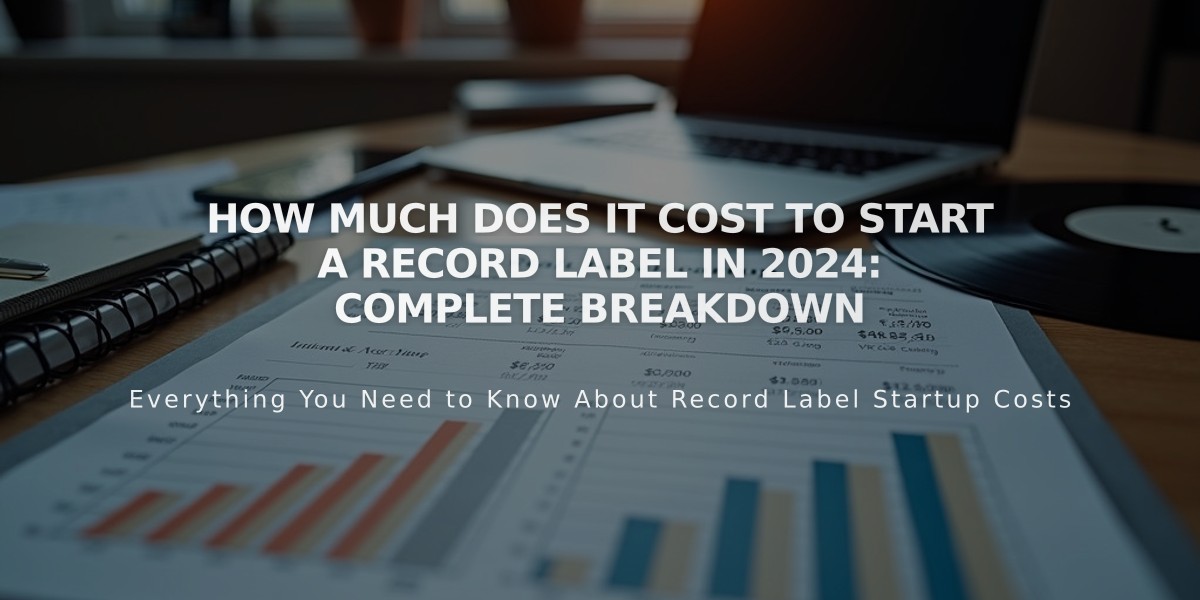 How Much Does It Cost to Start a Record Label in 2024: Complete Breakdown