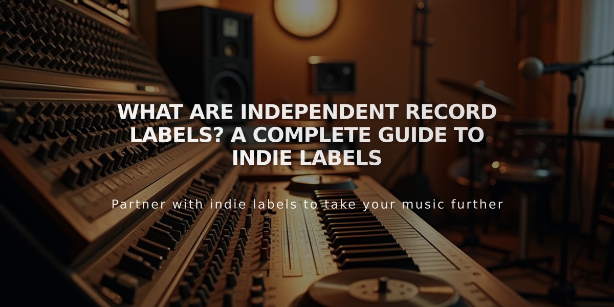 What Are Independent Record Labels? A Complete Guide to Indie Labels