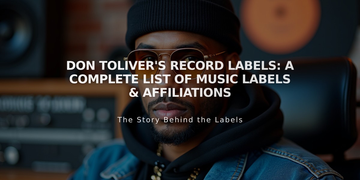 Don Toliver's Record Labels: A Complete List of Music Labels & Affiliations