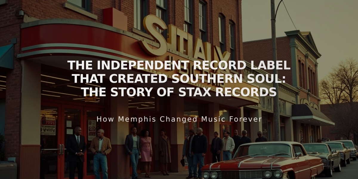 The Independent Record Label That Created Southern Soul: The Story of Stax Records