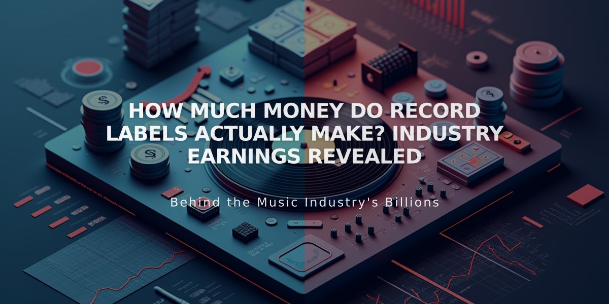 How Much Money Do Record Labels Actually Make? Industry Earnings Revealed