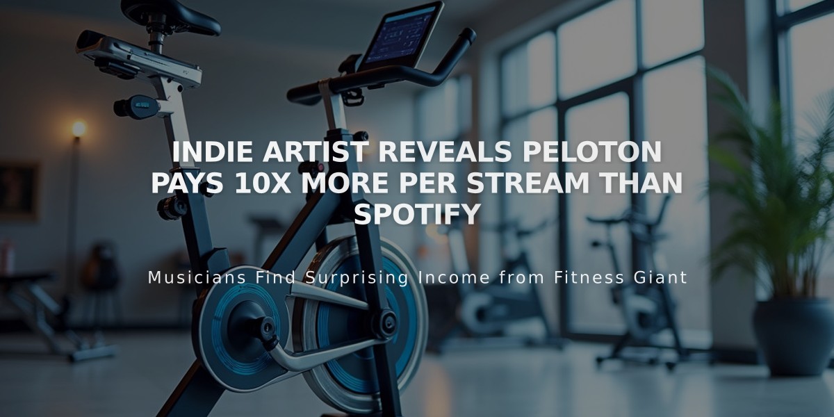 Indie Artist Reveals Peloton Pays 10X More Per Stream Than Spotify