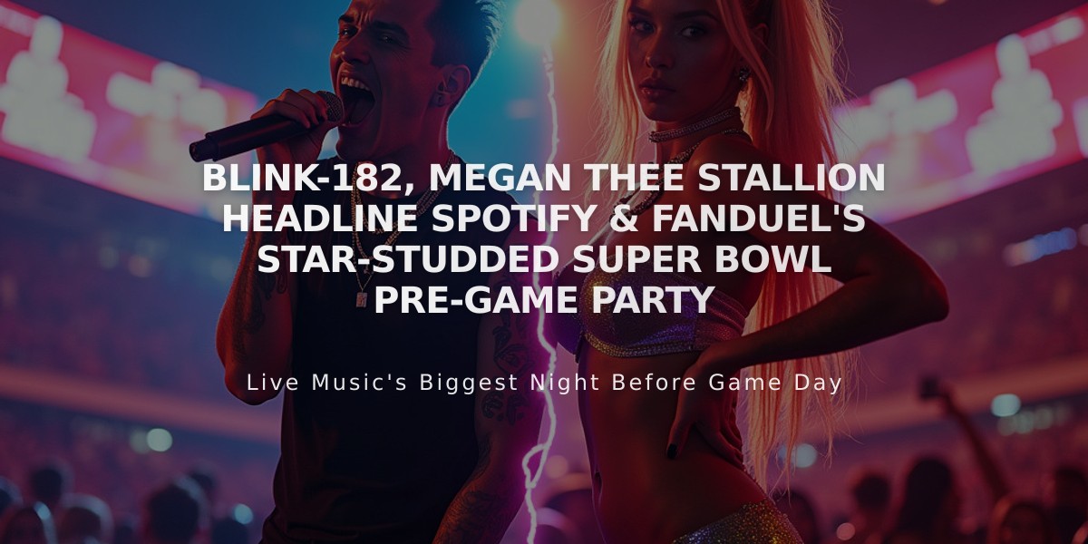 Blink-182, Megan Thee Stallion Headline Spotify & FanDuel's Star-Studded Super Bowl Pre-Game Party