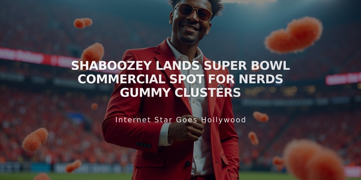 Shaboozey Lands Super Bowl Commercial Spot for Nerds Gummy Clusters