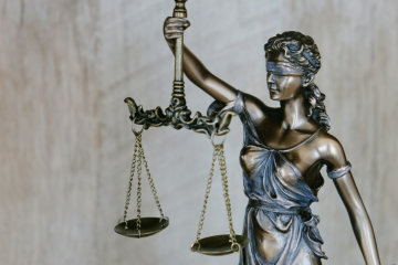 Lady Justice with scales