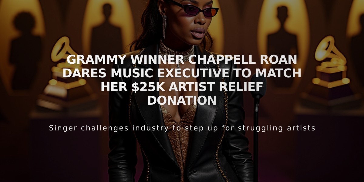 Grammy Winner Chappell Roan Dares Music Executive to Match Her $25K Artist Relief Donation