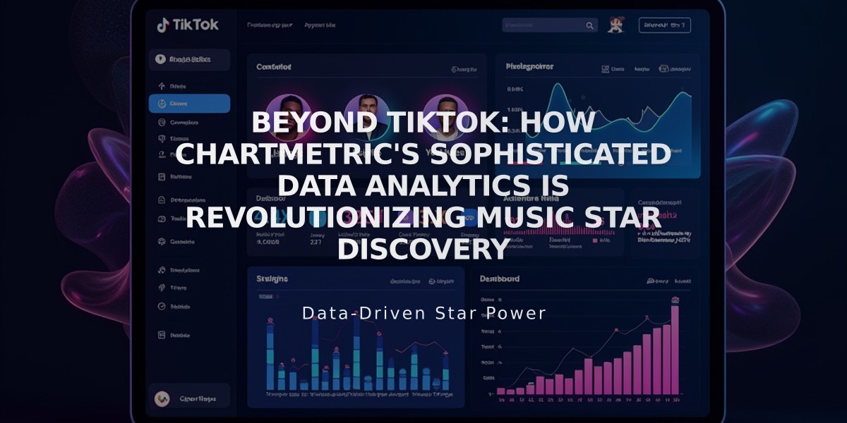 Beyond TikTok: How Chartmetric's Sophisticated Data Analytics Is Revolutionizing Music Star Discovery