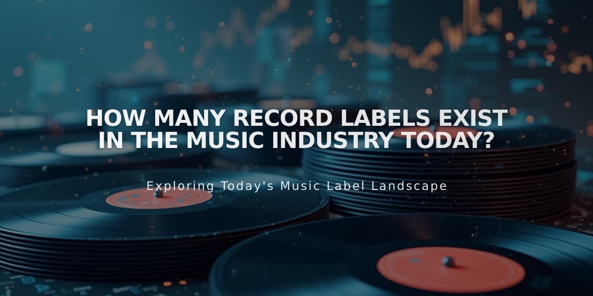 How Many Record Labels Exist in the Music Industry Today?