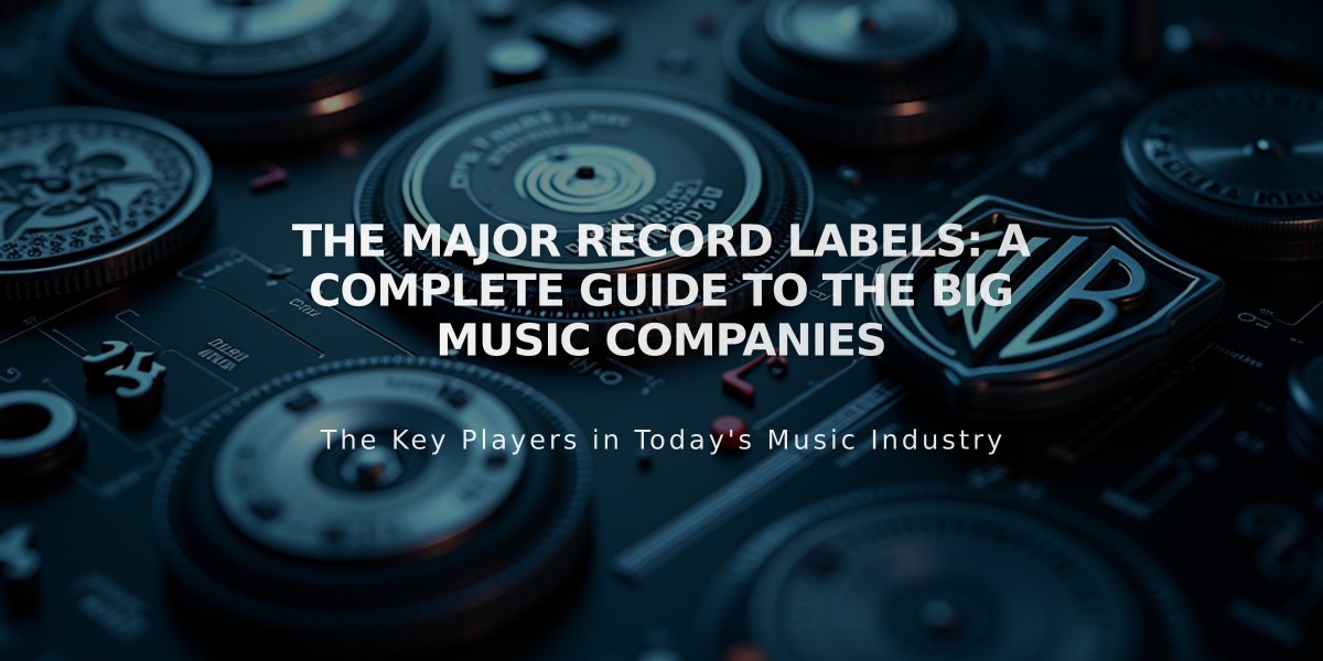 The Major Record Labels: A Complete Guide to the Big Music Companies