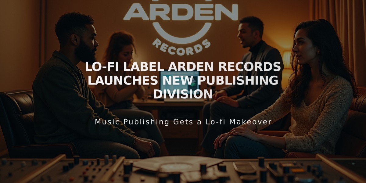 Lo-fi Label Arden Records Launches New Publishing Division