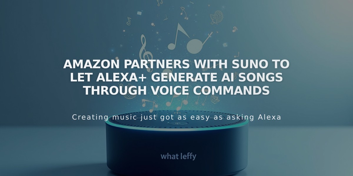 Amazon Partners With Suno to Let Alexa+ Generate AI Songs Through Voice Commands