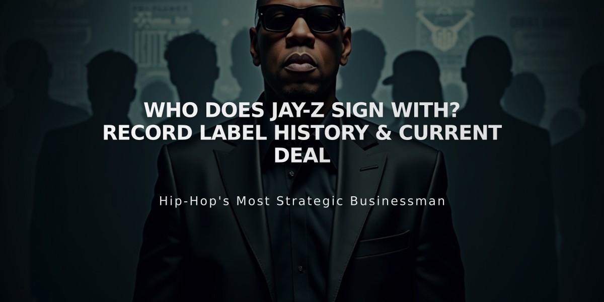 Who Does Jay-Z Sign With? Record Label History & Current Deal