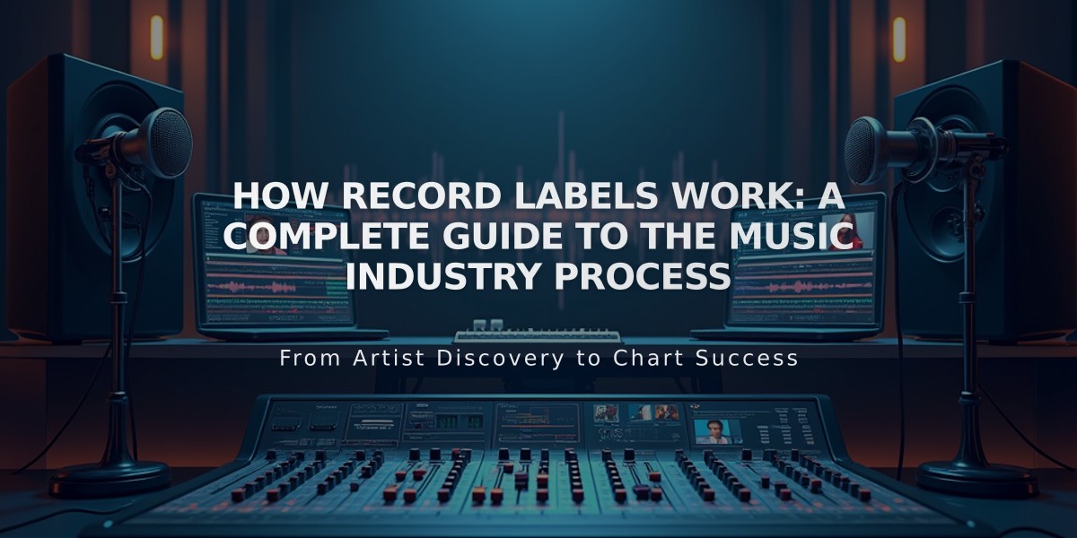 How Record Labels Work: A Complete Guide to the Music Industry Process