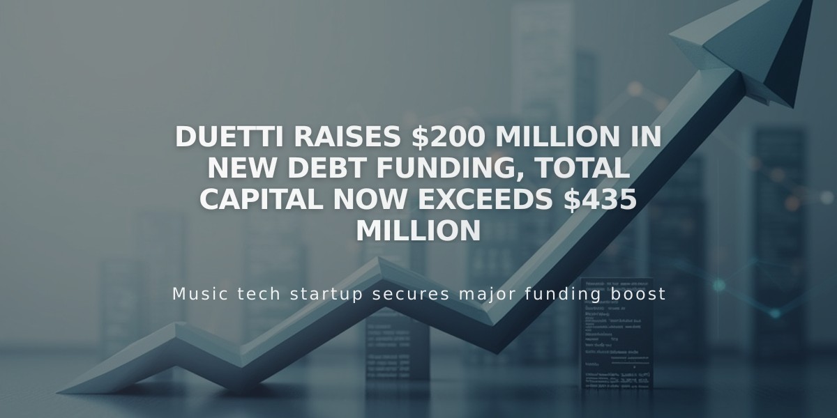 Duetti Raises $200 Million in New Debt Funding, Total Capital Now Exceeds $435 Million