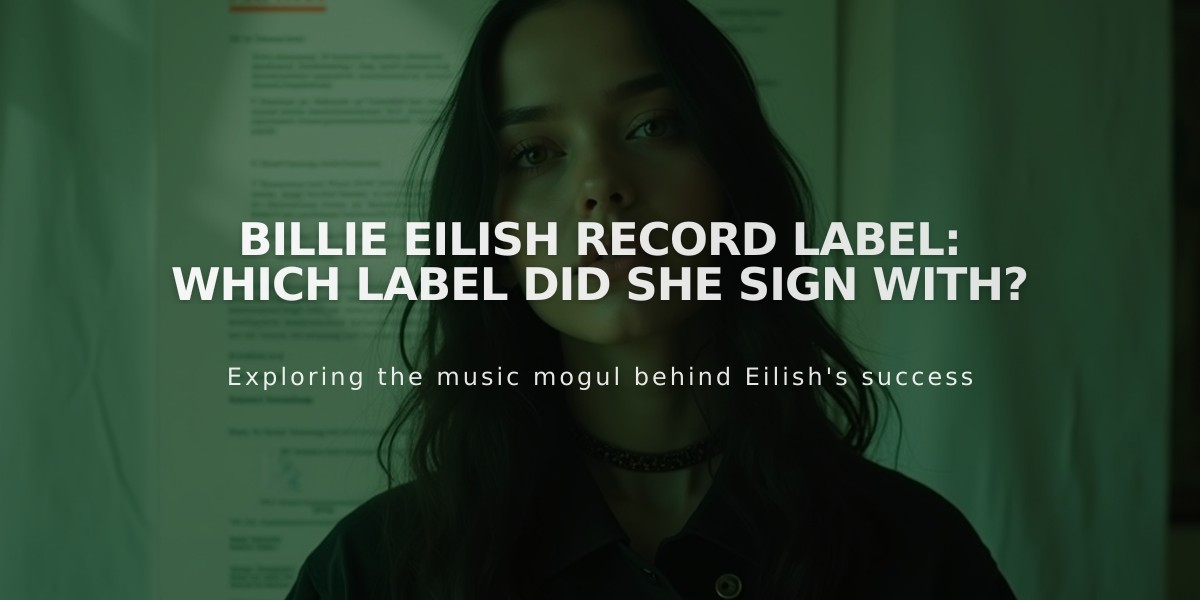 Billie Eilish Record Label: Which Label Did She Sign With?