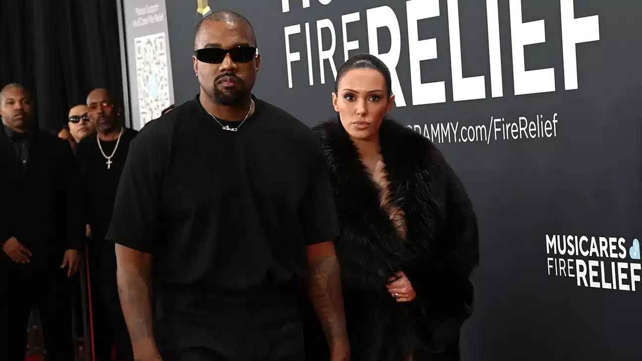 Kanye West with Bianca Censori together