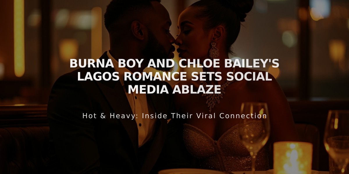 Burna Boy and Chloe Bailey's Lagos Romance Sets Social Media Ablaze